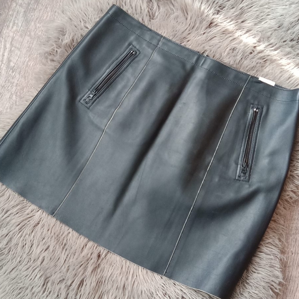 Vince leather skirt